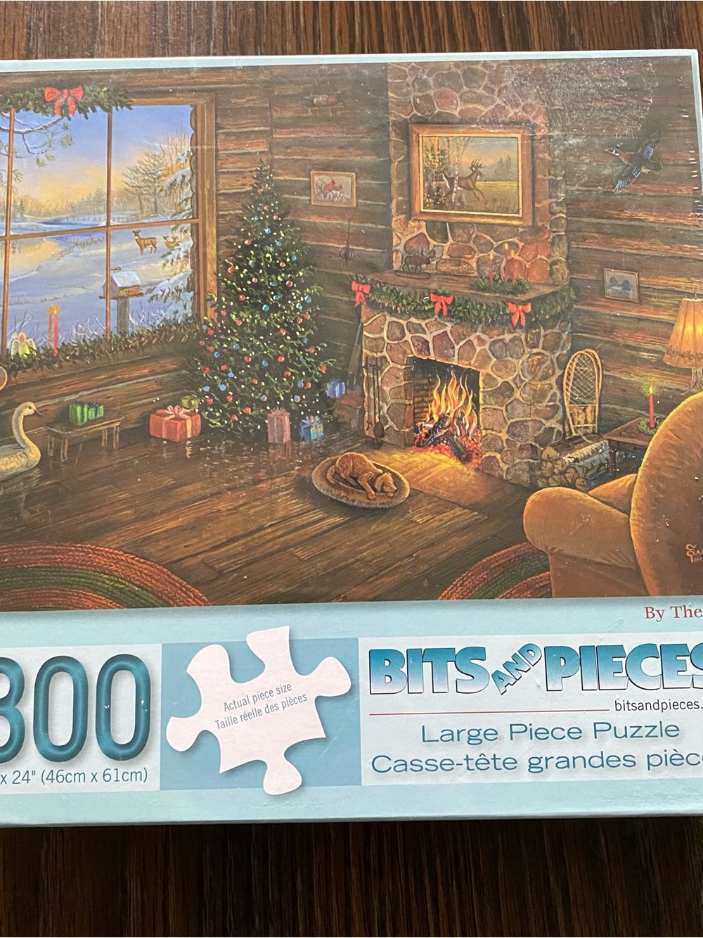 Bits and Pieces 300-Piece By the Fire Jigsaw Puzzle - Multicolor